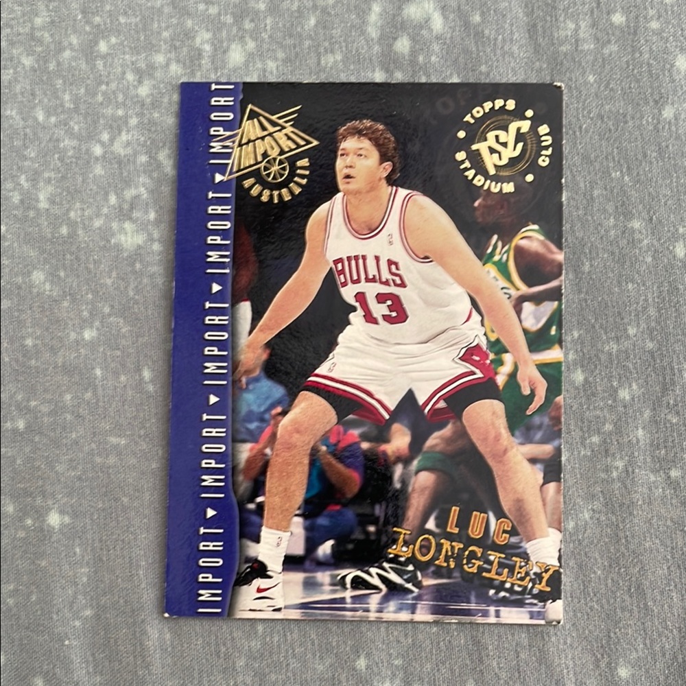 Topps Stadium Club Card - White and Red Uniform